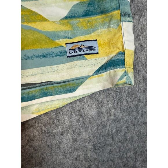 Orvis Mens Ultralight Trout Bum Mesh Lined Back Pocket Swimming Trunks - Large - Picture 2 of 9